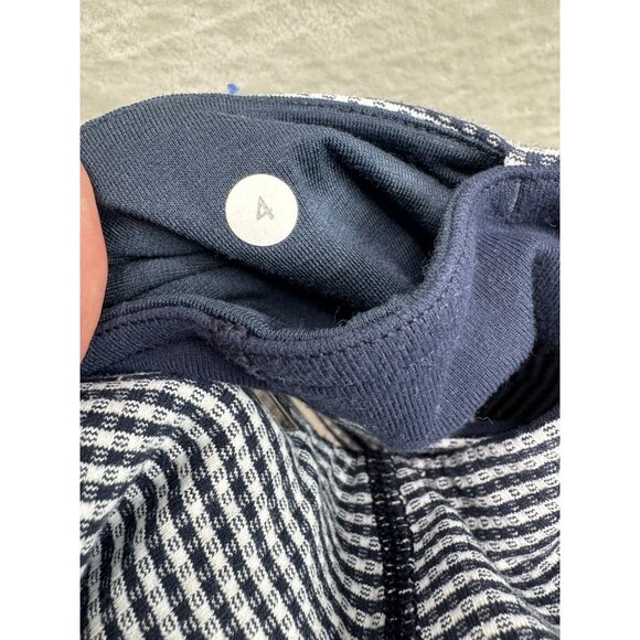 Lululemon Women's Coast To Class Cropped Pants in Gingham Inkwell Size 4 - Picture 8 of 8